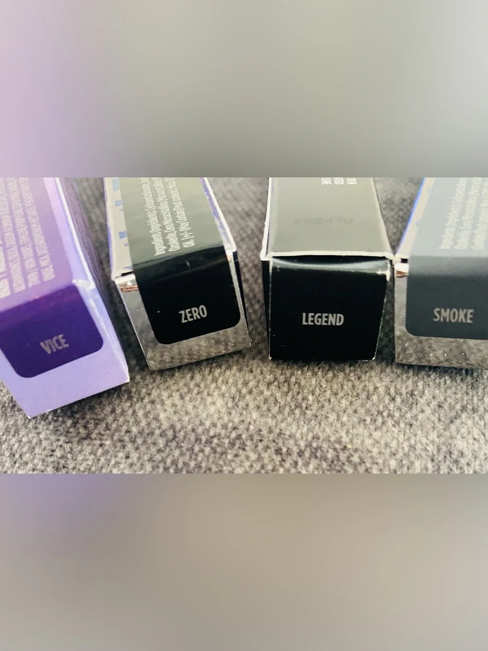 4 x NIB UD Urban Decay 24/7 Glide-On Eye Pencil Vice, Smoke, Legend, Zero
